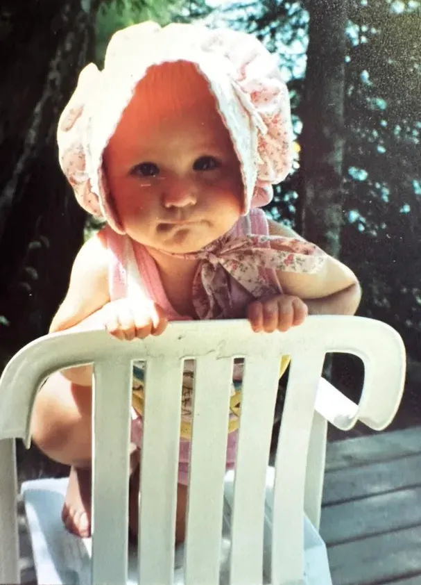 Chelsea as a child — family archive photo